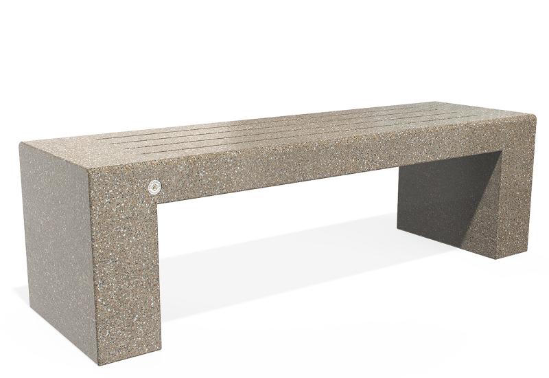 CONCRETE BENCH 211 P polished completely