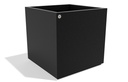 Metal Planter 404-W, stainless steel, wheels