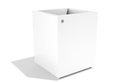 METAL PLANTER 405-W, stainless steel, wheels