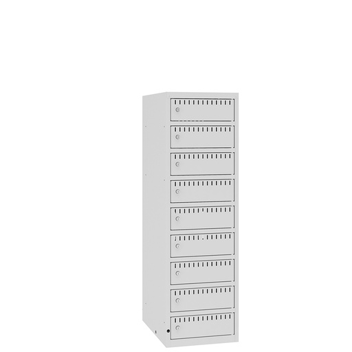 PCSM 5109 - Free standing locker for bike battery charging 1325x400x550mm