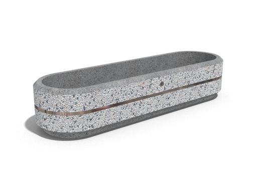 CONCRETE PLANTER 25 exposed aggregate