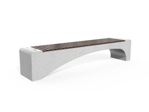 CONCRETE BENCH 233 ES Resysta exposed aggregate