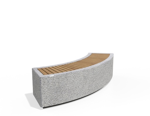 CONCRETE BENCH 268 K ER Resysta Exposed aggregate