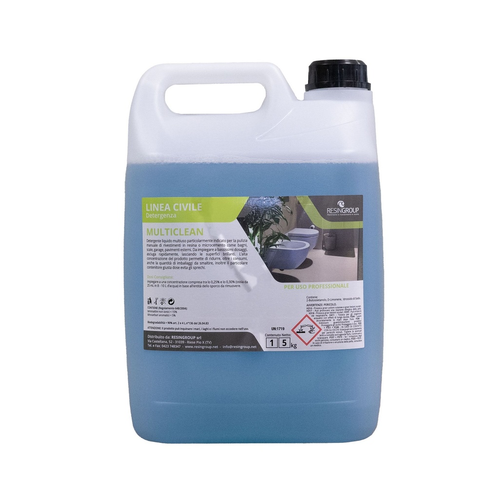RG Multiclean detergente resin for private 5L